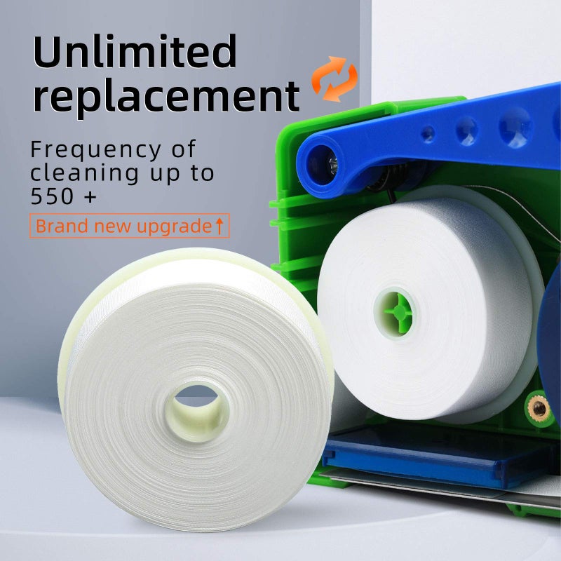 Cruiser Optical Fiber Connector Cleaner Cassette Reel Cleanings 500+ Times for FC/SC/ST/LC/MU/D4 Connector - Image 2